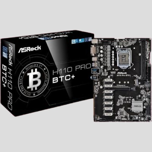 ASRock H110 Pro BTC+ 13GPU Mining Motherboard