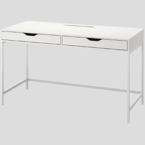 Ikea Alex Computer Desk with Drawers