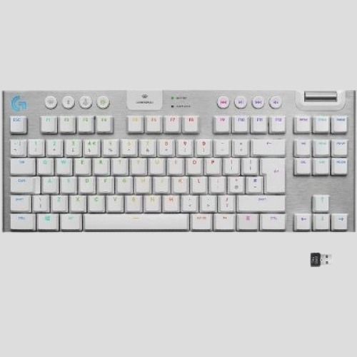 Logitech G915 TKL White Wireless RGB Mechanical Gaming Keyboard
